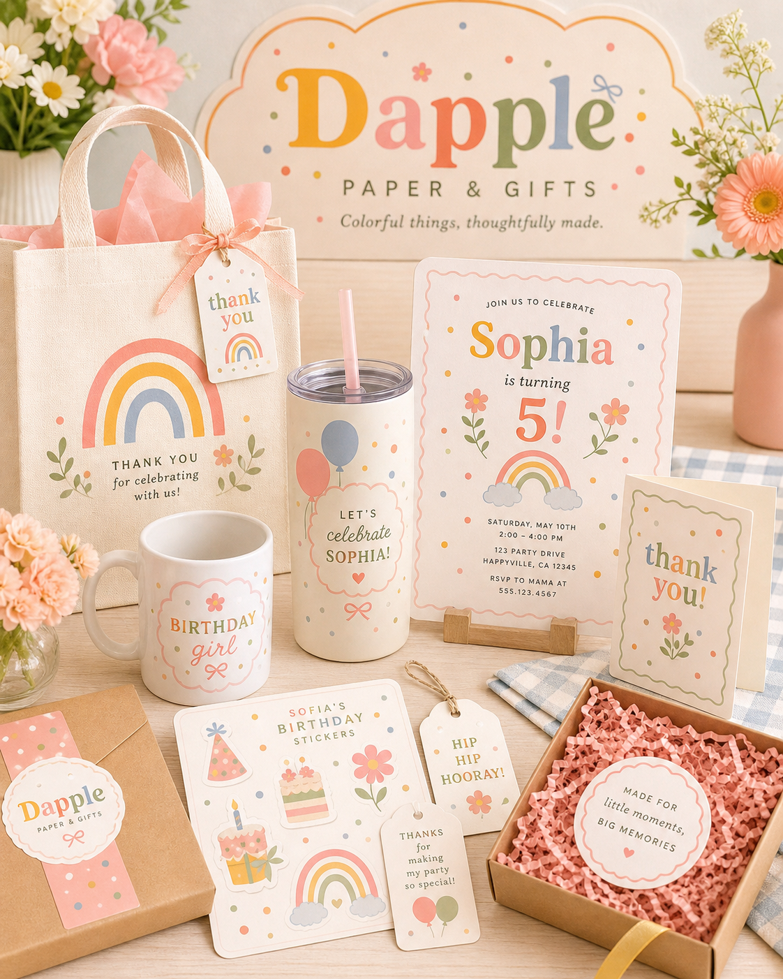 Event Favor Sets by Dapple Paper Co. — personalized in the Philippines
