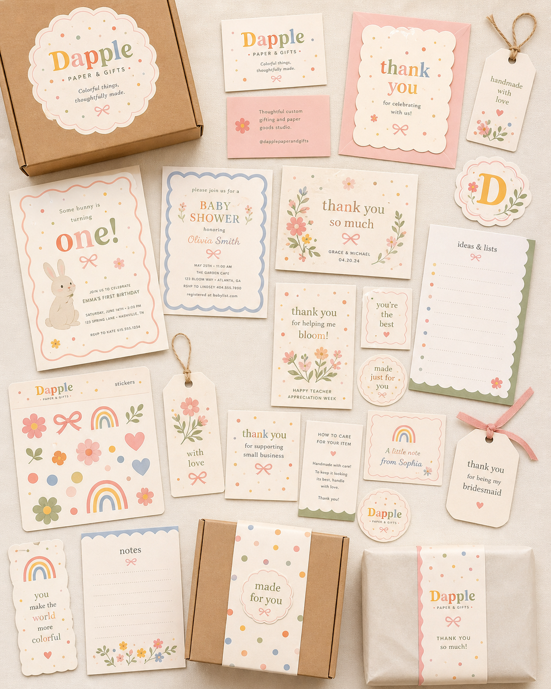 Packaging Details by Dapple Paper Co. — personalized in the Philippines